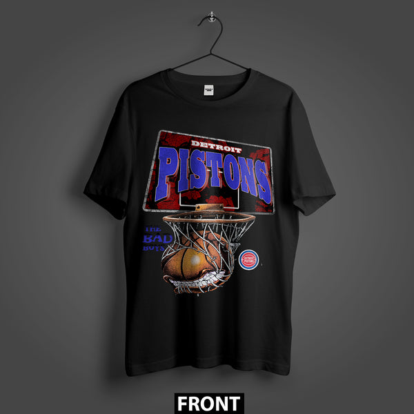 Detroit Pistons 'Bad Boys Era' Champions Tribute Double-Sided Premium T-Shirt (Unisex)